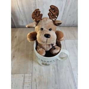 Hershey’s Chocolate 32oz Christmas Mug w/ Gallerie Plush Reindeer Gift Set